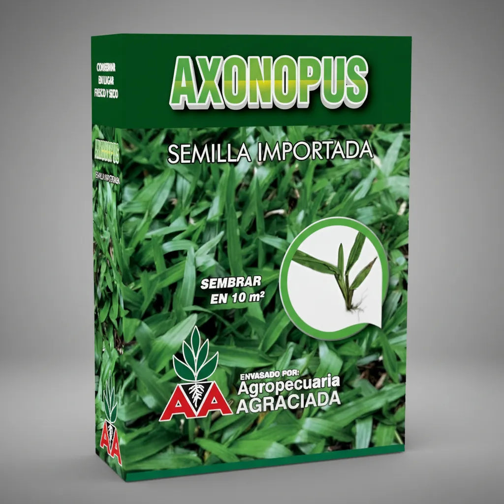 Semillas De Cesped Brasilero Axonopus Hoja Ancha