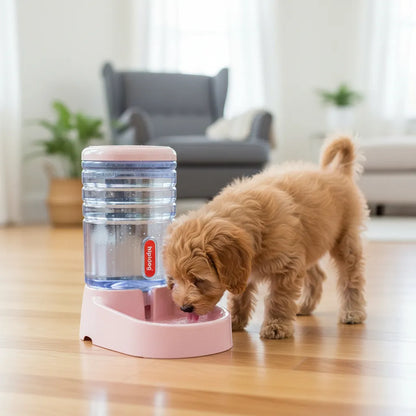 Bebedero Para Mascotas Premium, Capacidad 3.6 L Rosa Chicle