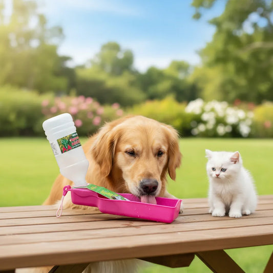 Bebedero De Viaje Y Paseo Para Perros Y Gatos 250 Cc.