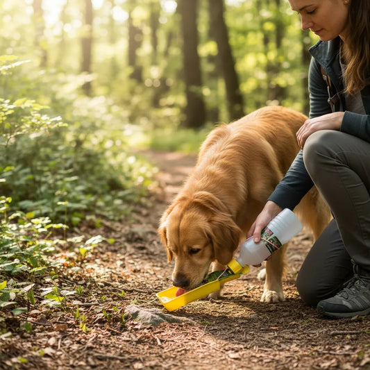 Bebedero De Viaje Y Paseo Para Perros Y Gatos 500 Cc.