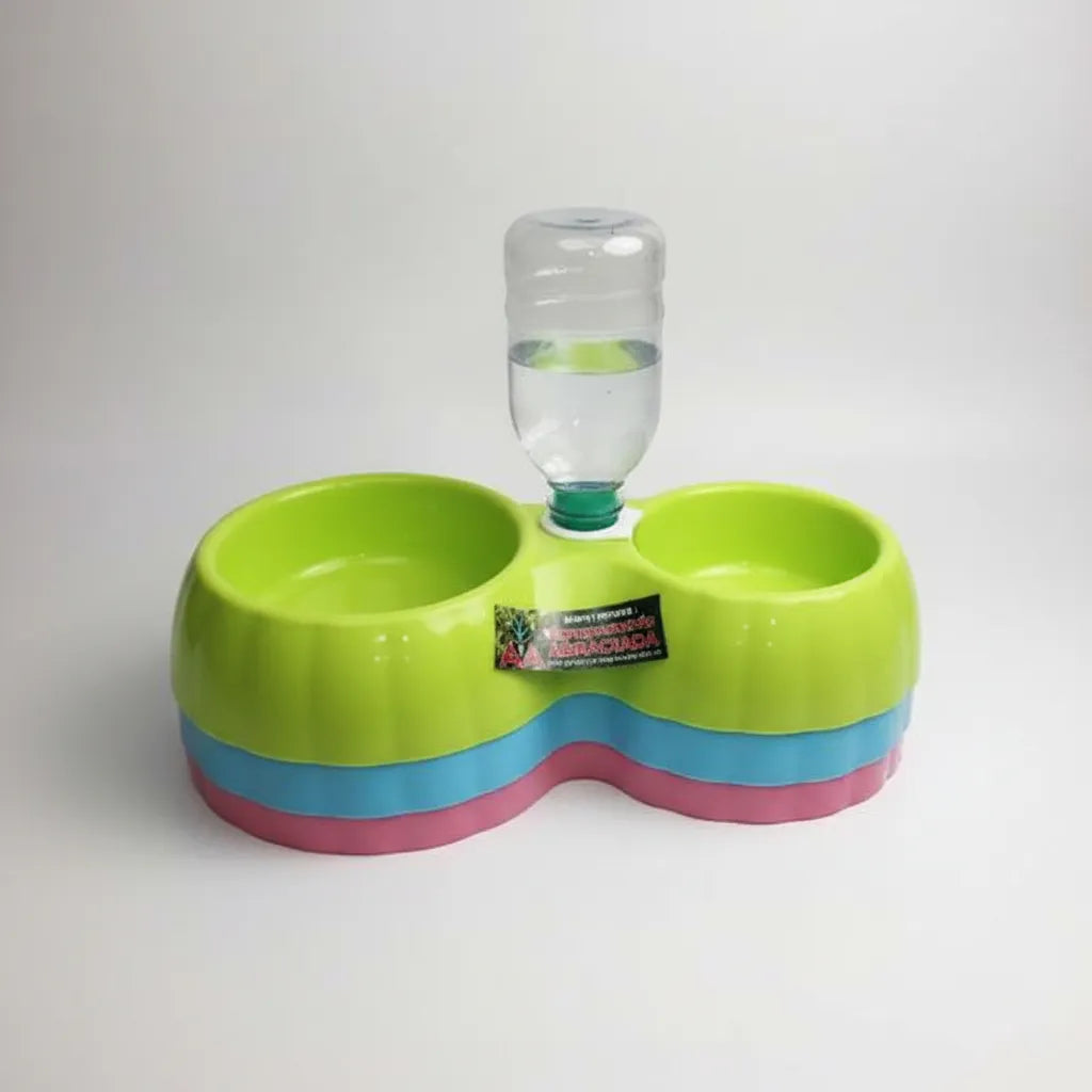 Bebedero y Comedero Chico para Botella