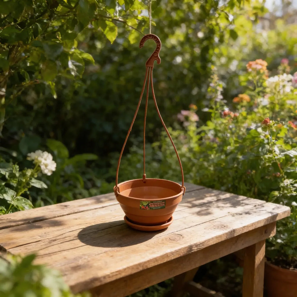Maceta Colgante Bols 22 Cm Con Plato Agro A Para Plantas