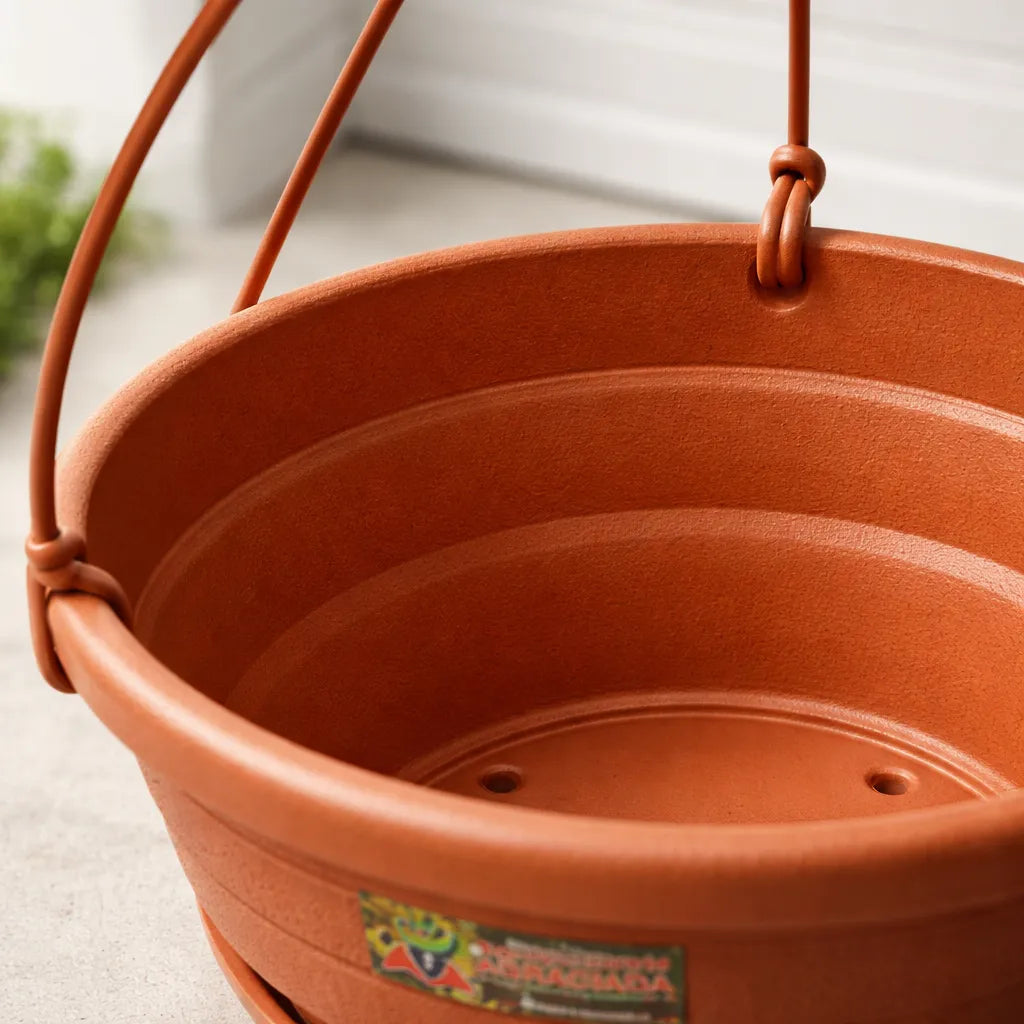 Maceta Colgante Bols 22 Cm Con Plato Agro A Para Plantas