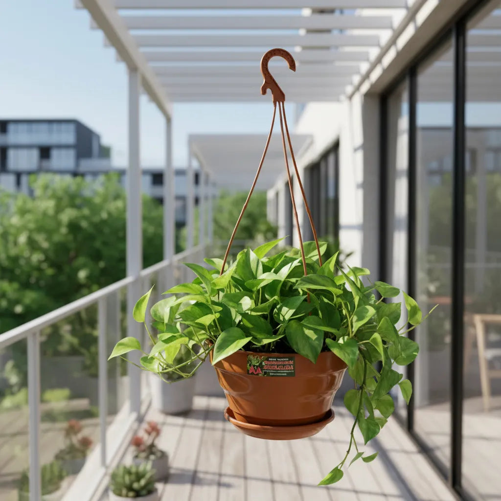 Maceta Colgante Bols 24 Cm Con Plato Agro A Para Plantas