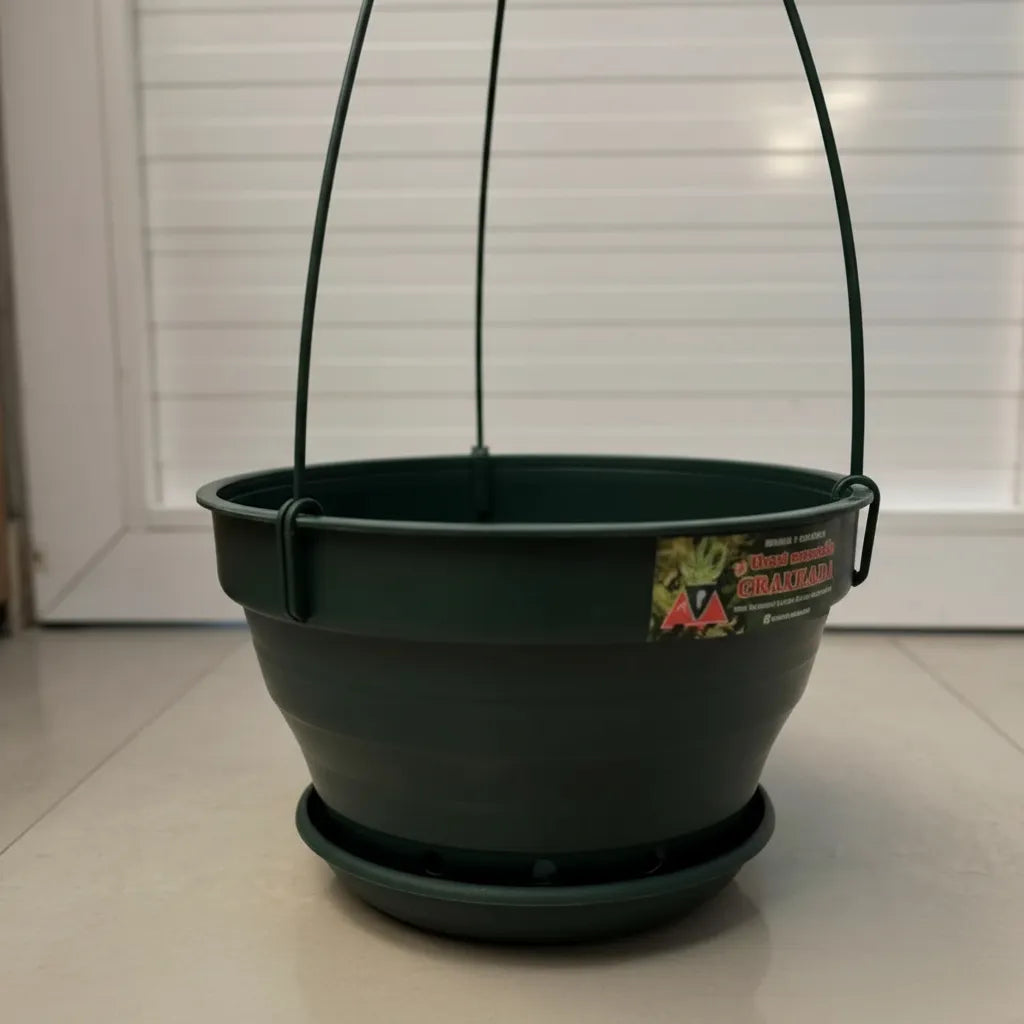 Maceta Colgante Bols 24 Cm Con Plato Agro A Para Plantas