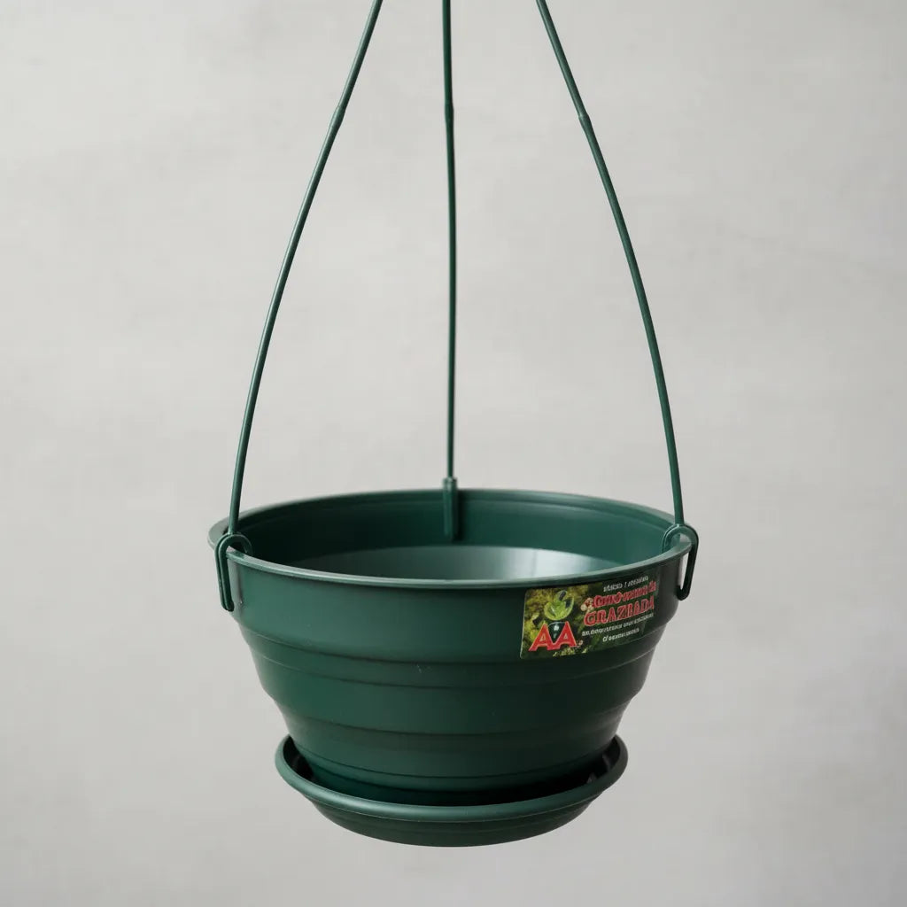 Maceta Colgante Bols 20 Cm Con Plato Agro A Para Plantas