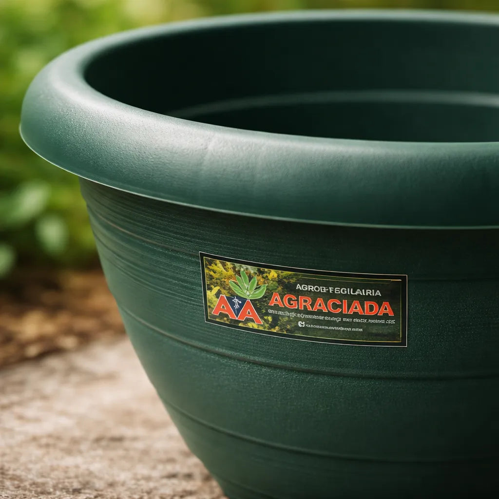 Maceta Italiana Exterior Interior Modelo Campana 27 Cms