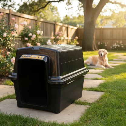 Casilla Para Perros Extra Grande Premium Negro
