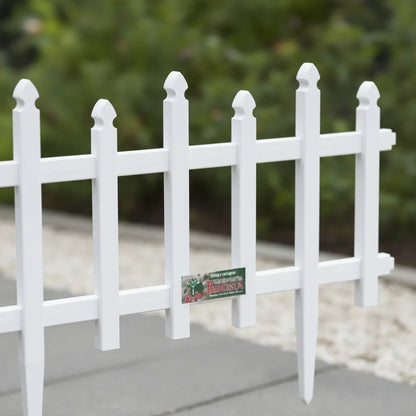 Cerco Plástico Blanco 60 cm de largo