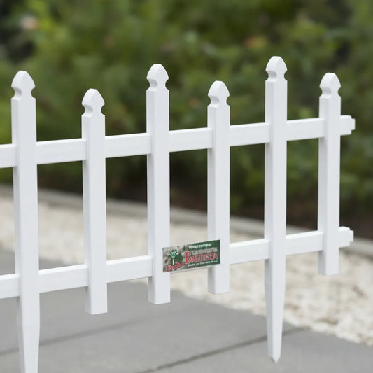 Cerco Plástico Blanco 60 cm de largo