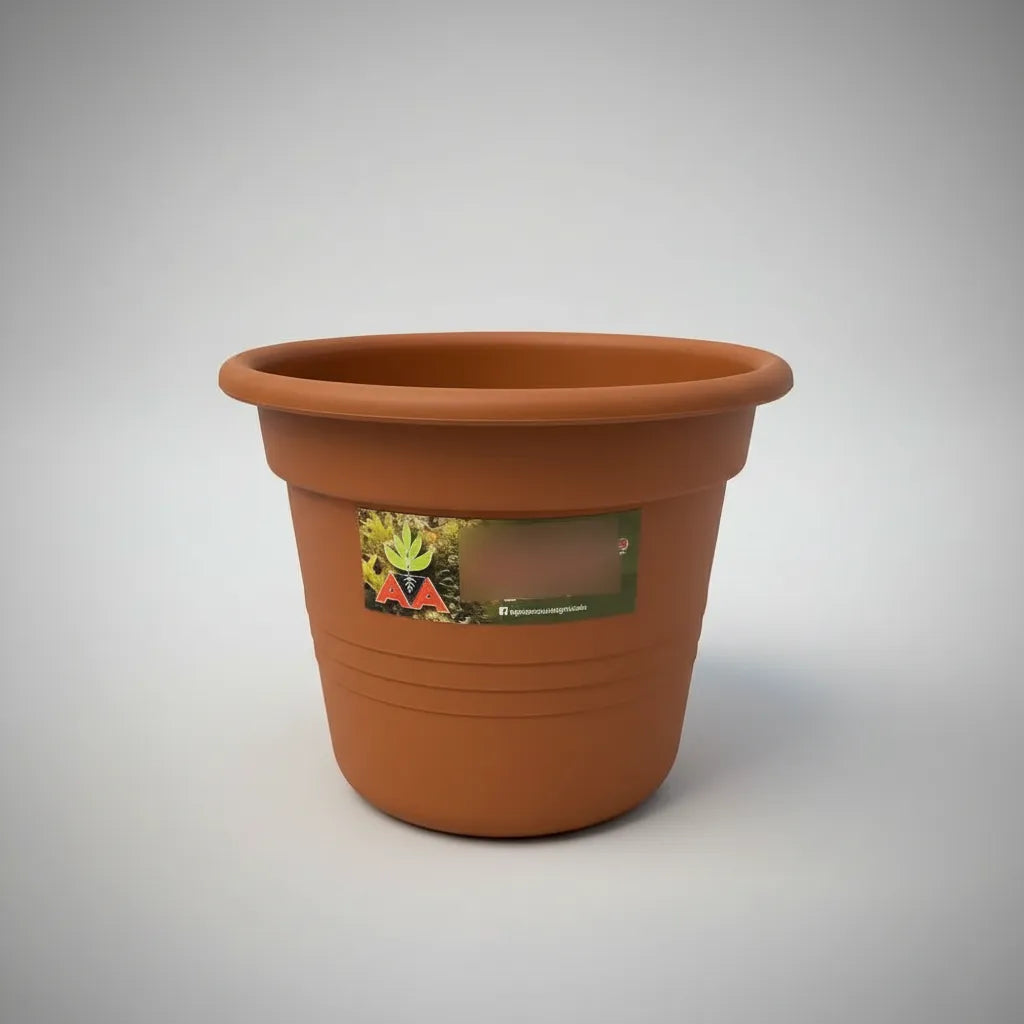 Maceta Agro A Exterior Interior Modelo Cilindrica 16 Cms