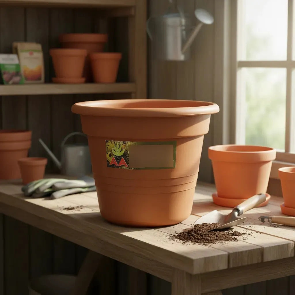 Maceta Agro A Exterior Interior Modelo Cilindrica 22 Cms