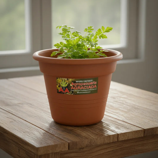 Maceta Agro A Exterior Interior Modelo Cilindrica 35 Cms