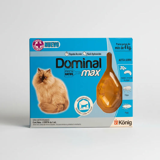 Pipeta Dominal Max +4kg Gato Amarillo