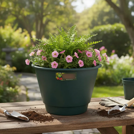 Maceta Plastica Exterior Interior Modelo Elegant 18 Cms