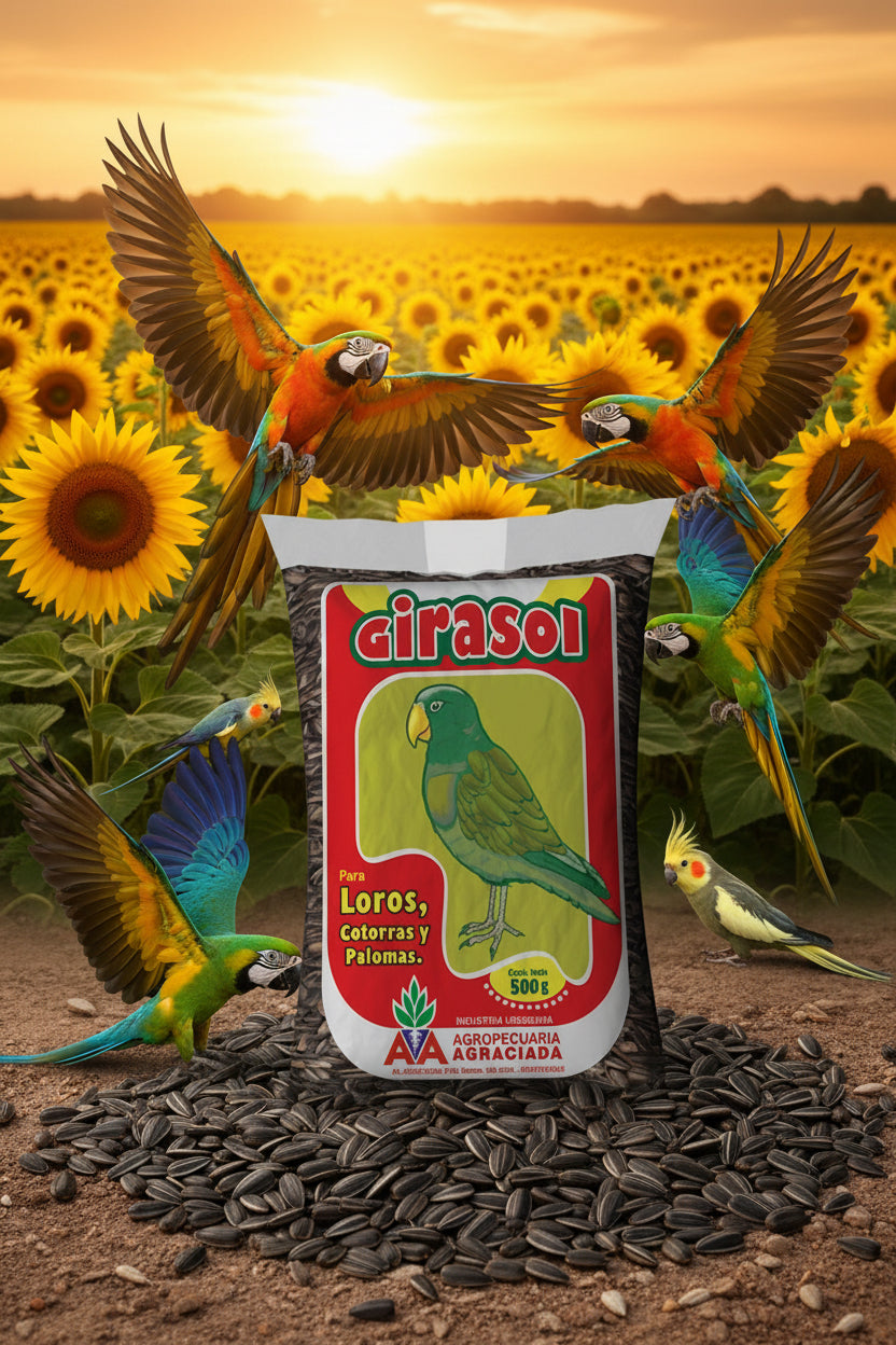 Girasol para loros