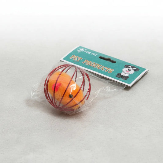 Juguete Para Gatos Esfera Con Raton Giratorio