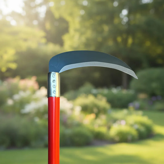 Guadaña De Jardin Con Cabo Rojo