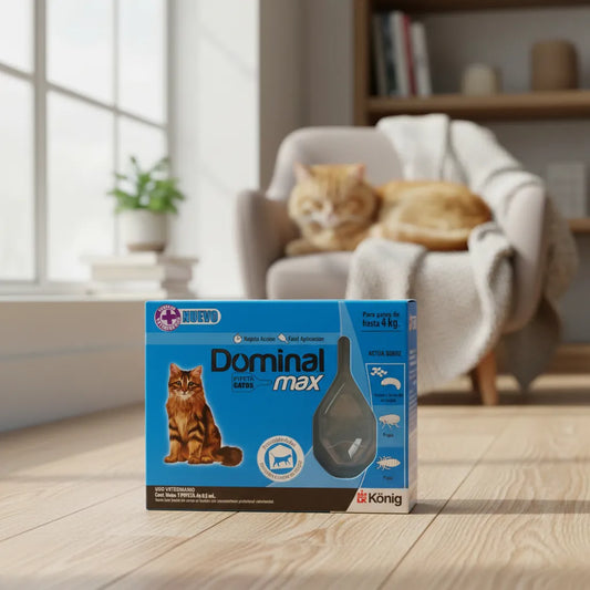 Pipeta Dominal Max Hasta 4kg Gato Amarillo