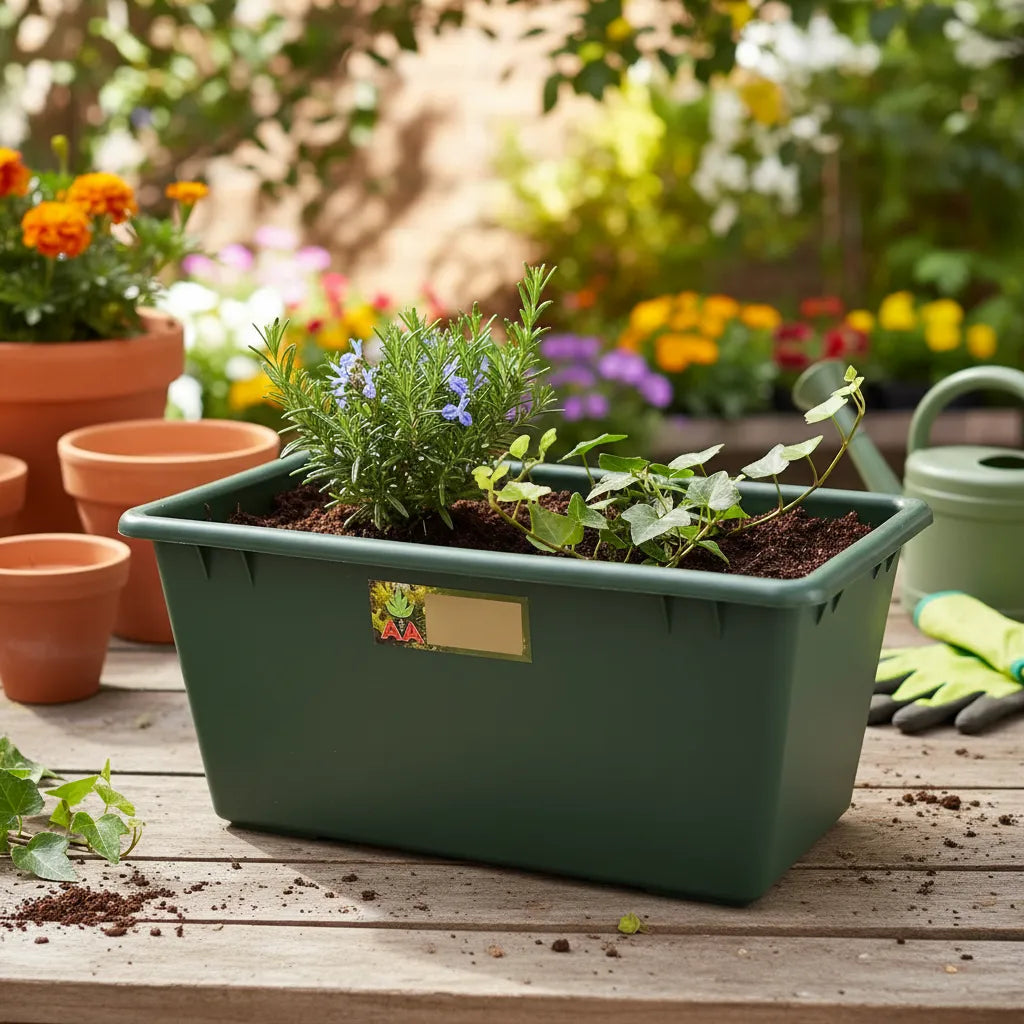 Maceta Jardinera Exterior Interior Terracota O Verde 60 Cms