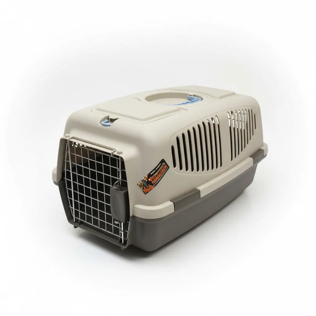 Jaula Transportadora Plástica Para Perros Y Gatos Ch.