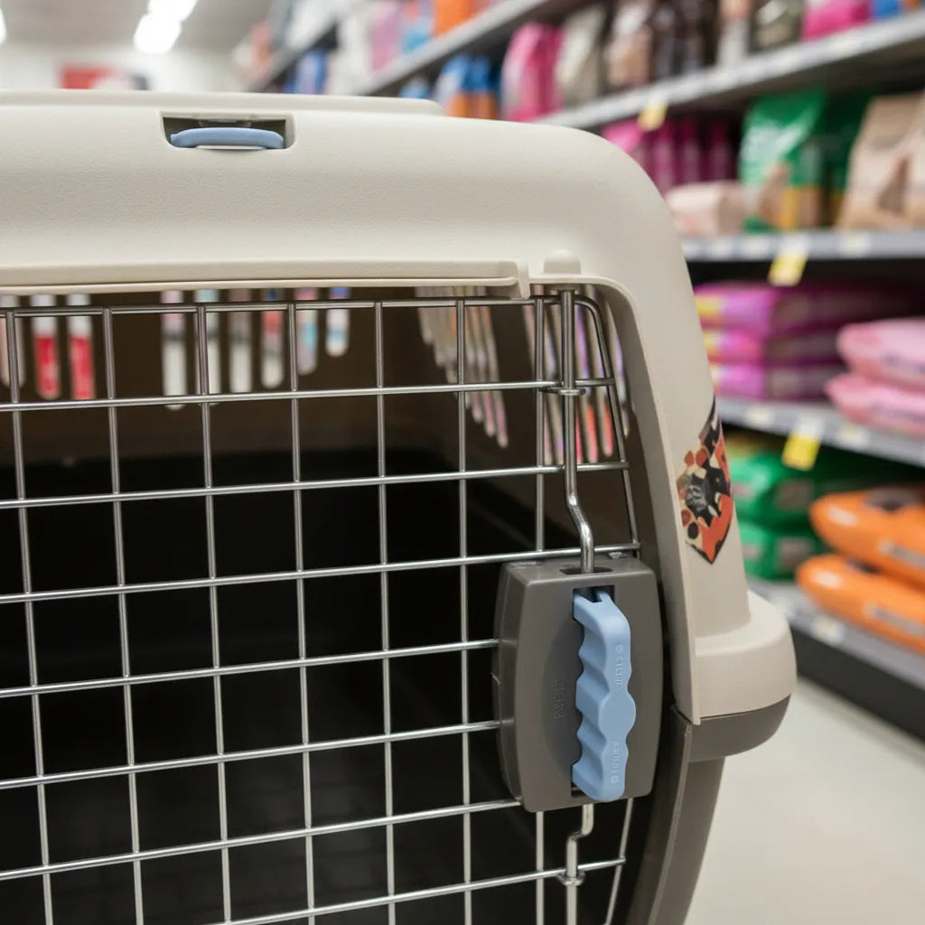 Jaula Transportadora Plástica Para Perros Y Gatos Ch.
