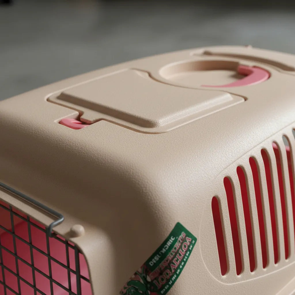 Jaula Transportadora Plástica Para Perros Y Gatos Grande