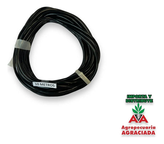 Manguera Para Kit De Riego 10 Mm X 10 Metros Negro