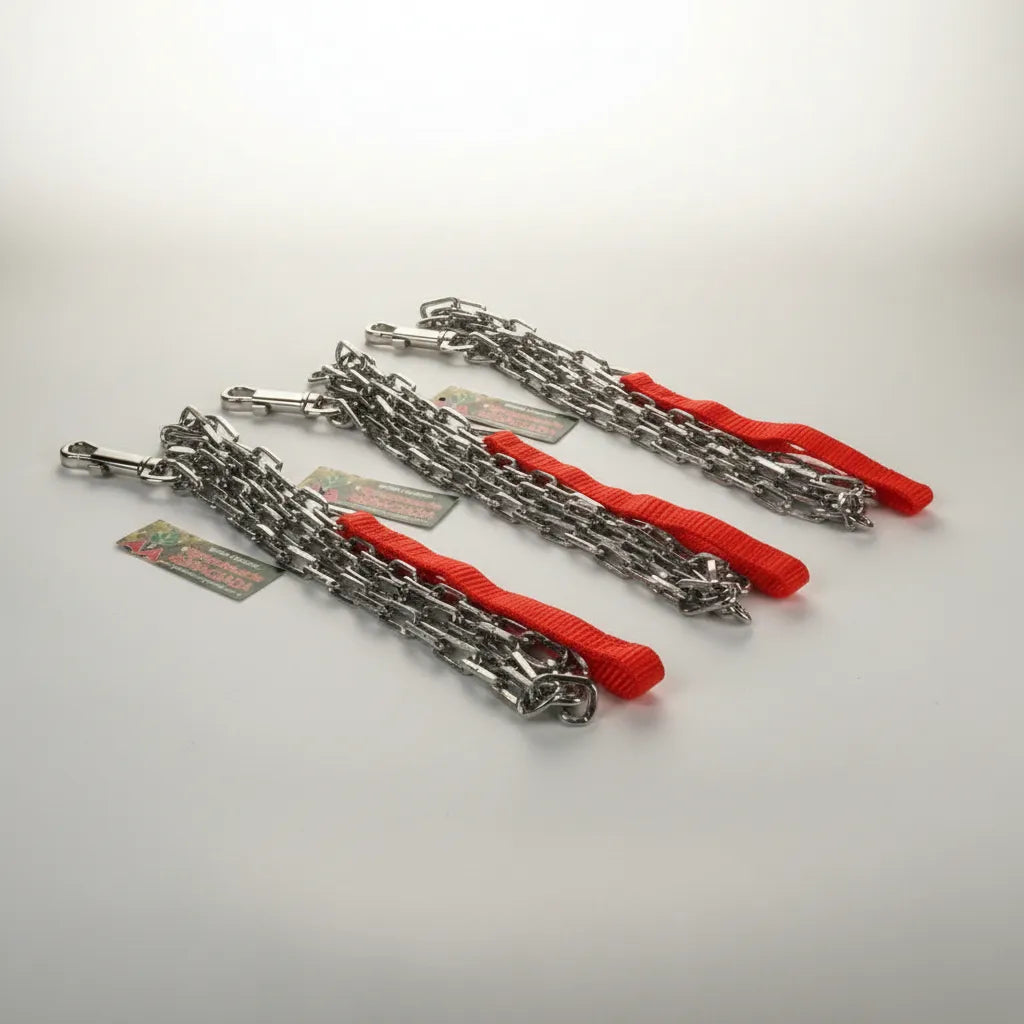 Cadena Patente con Mosquetón y Cinta Nº1 Largo 160 cms x 5 mm