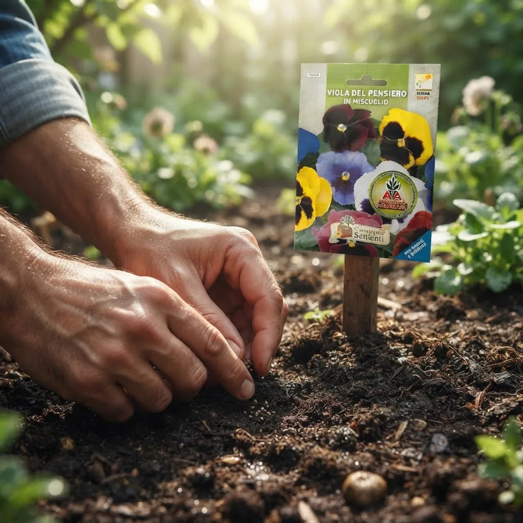 Semillas De Flores Pensamiento Gigante Suizo Variados Agro A