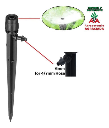 Pico Riego Gotero De Circulo Completo Micro Goteo X 10