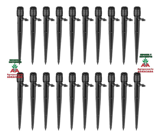 Pico Riego Gotero De Circulo Completo Micro Goteo X 10