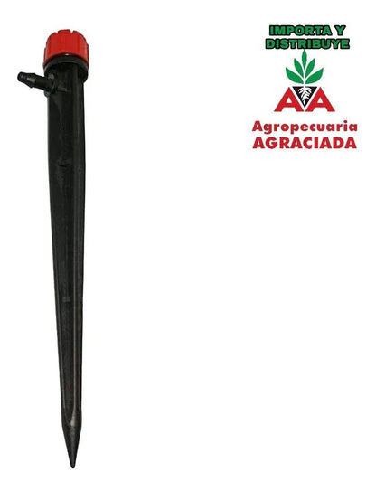 Gotero Regulable Con Estaca Riego, Kit 20 Unidades - Agro A