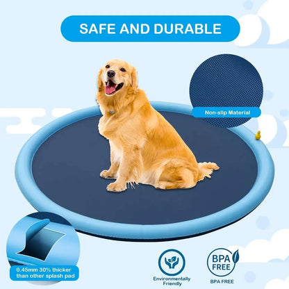 Piscina Para Perros, Con Lluvia Tamaño 150 Cm