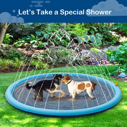 Piscina Para Perros, Con Lluvia Tamaño 150 Cm