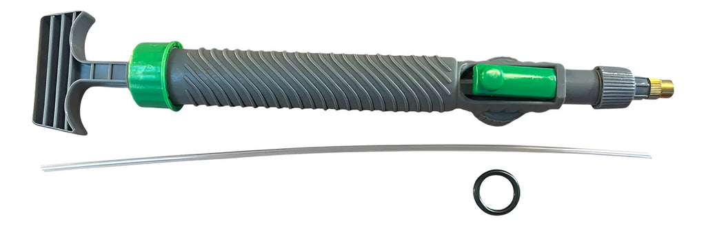 Pulverizador Bomba Para Botella Puntero De Bronce Regulable. Gris