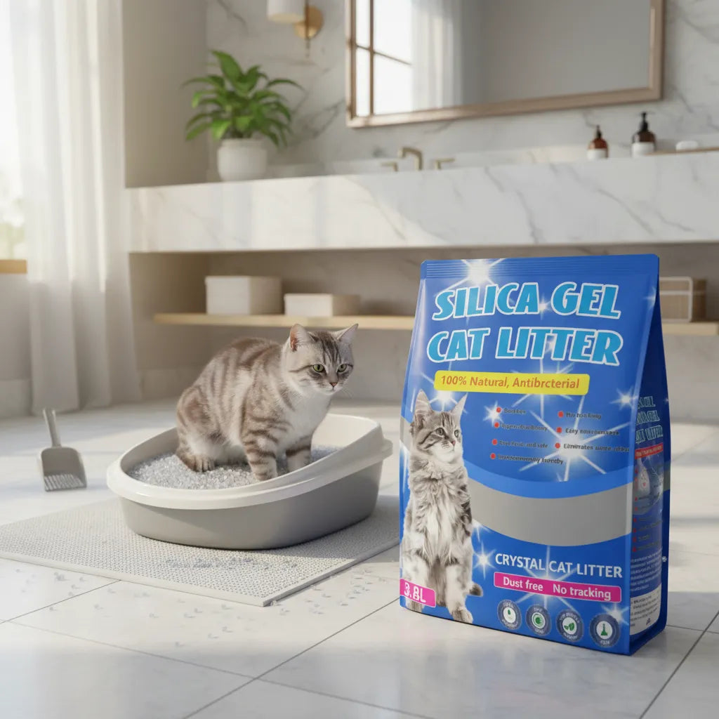 Arena Piedra Sanitaria Gatos Cat Sand Silicagel 3.8 Lt