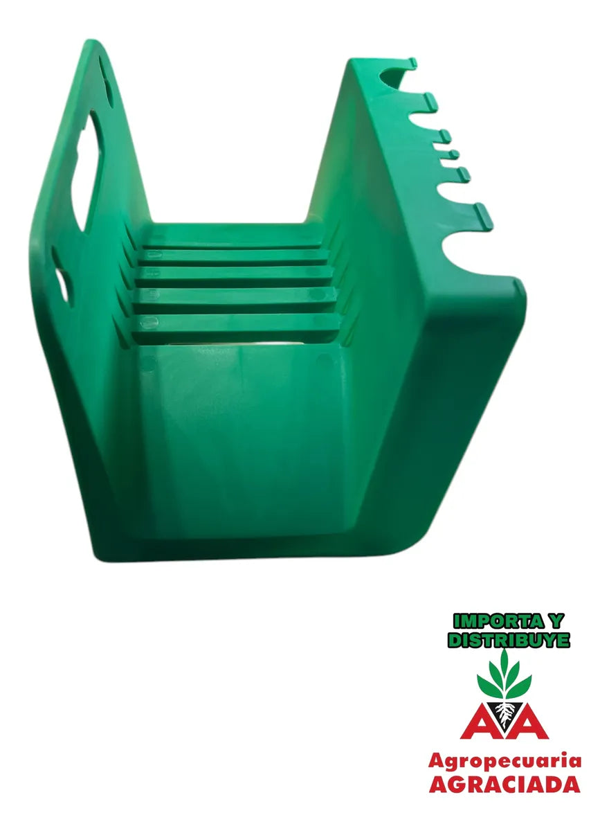 Soporte Para Manguera Y Regadores De Pared Robusto. Verde Oscuro