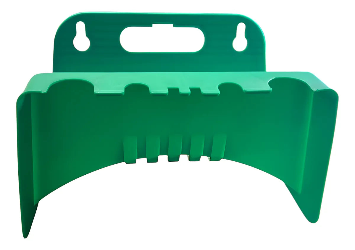 Soporte Para Manguera Y Regadores De Pared Robusto. Verde Oscuro