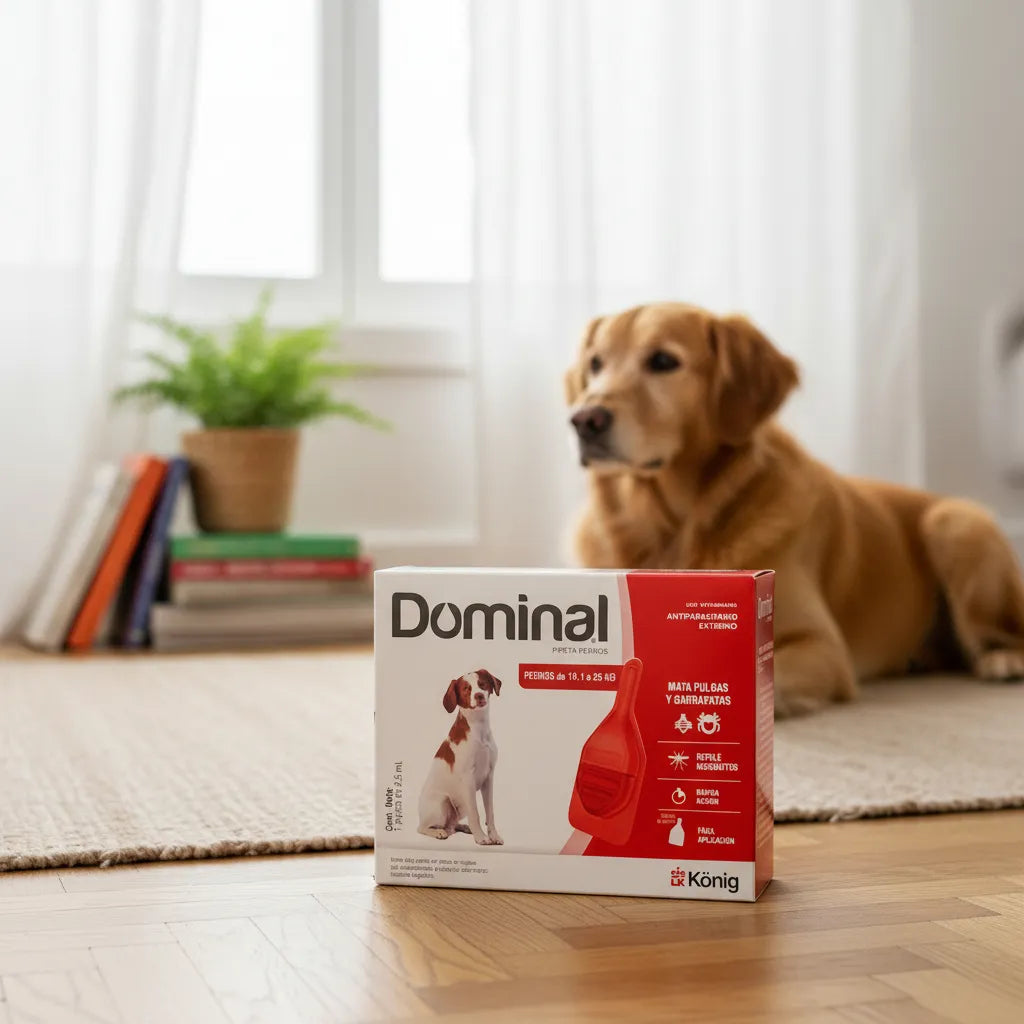 Pipeta Dominal Spot-on 10-25kg Rojo