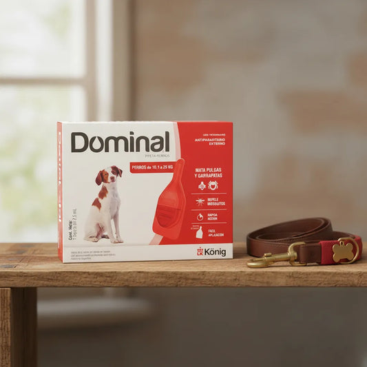 Pipeta Dominal Spot-on 10-25kg Rojo