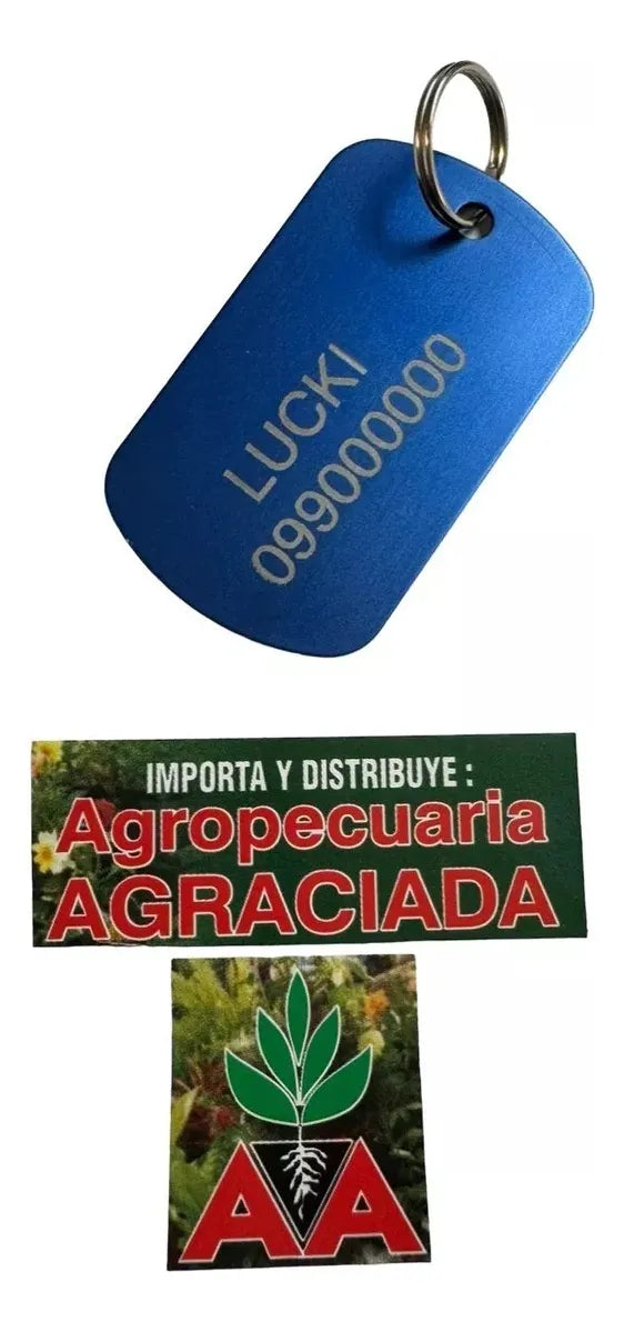 Chapitas Placas Identificadoras De Mascotas Tag Grabadas