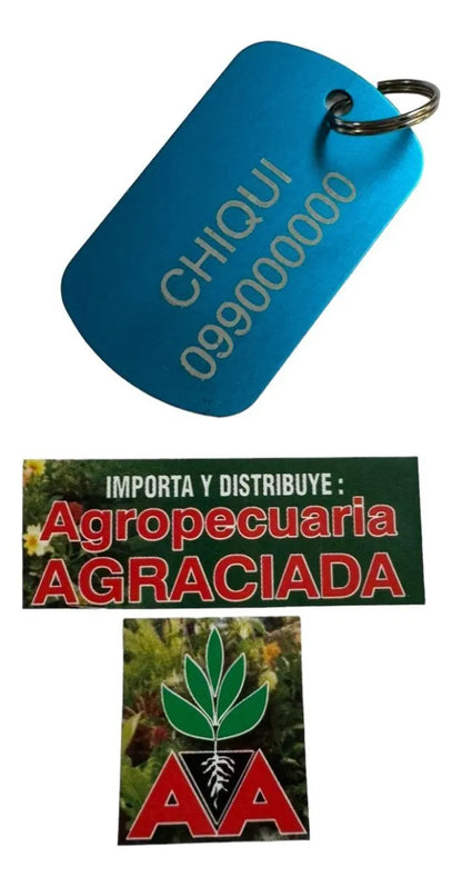 Chapitas Placas Identificadoras De Mascotas Tag Grabadas