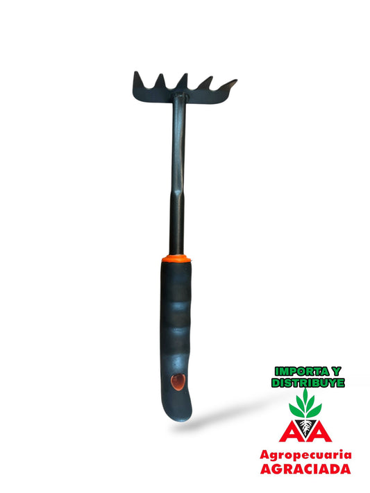 Rastrillo 5 Dientes de Jardineria (Cabo de Goma)