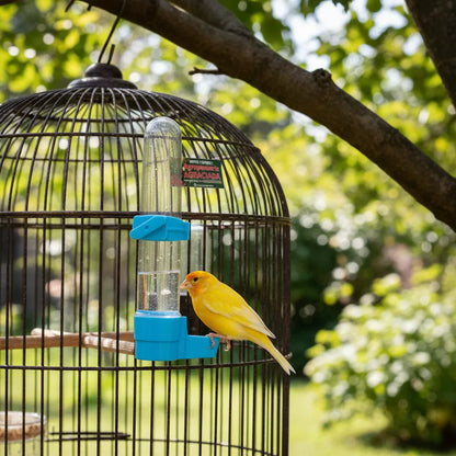 Bebedero Tubo Para Pájaros 17 Cms.