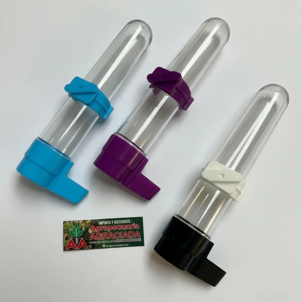 Bebedero Tubo Para Pájaros 17 Cms.