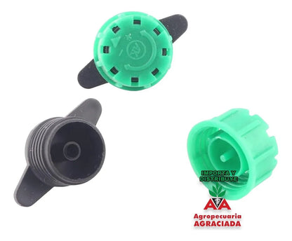 Pico Riego Regador Goteo Grande Verde (120lt/h) X 20