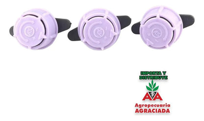 Pico Riego Regador Goteo Grande Violeta (300lt/h) X 20