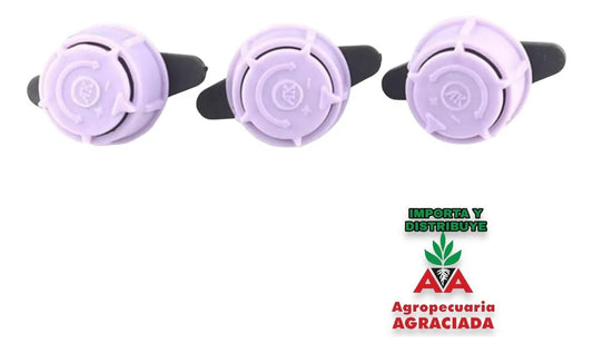 Pico Riego Regador Goteo Grande Violeta (300lt/h) X 20